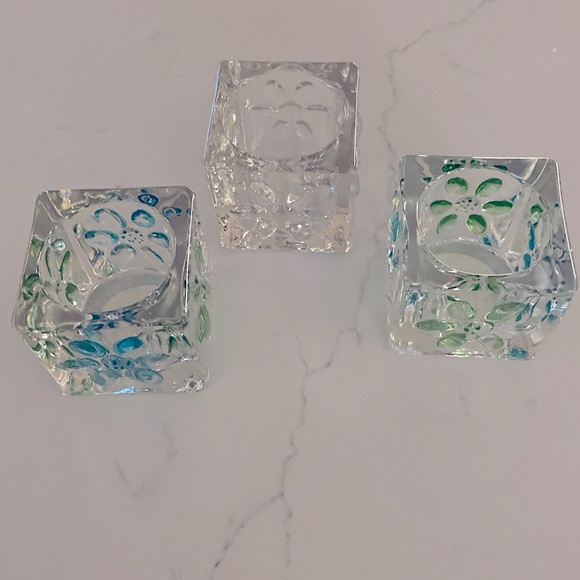 🎄$3 bundled Tea Light Candle Holders, Set of Three - Picture 1 of 7